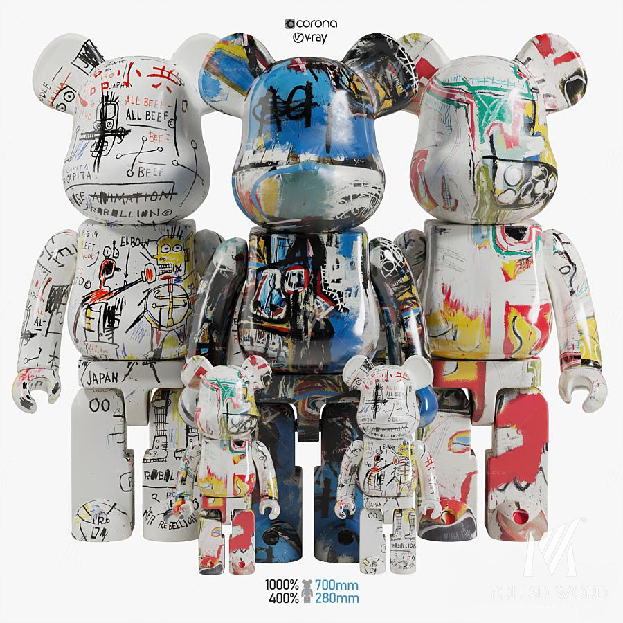 Bearbrick Basquiat ART